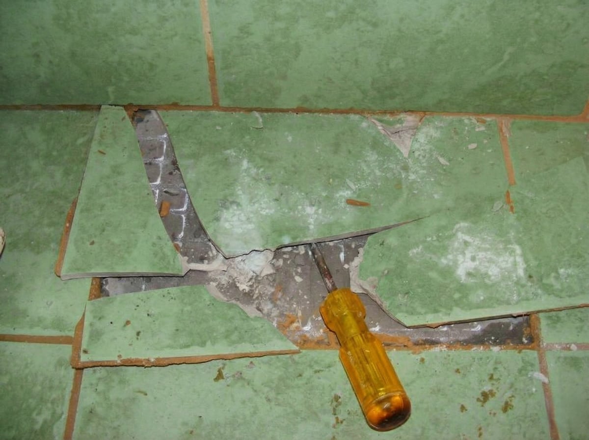 Asbestos Bathroom Wall Tiles