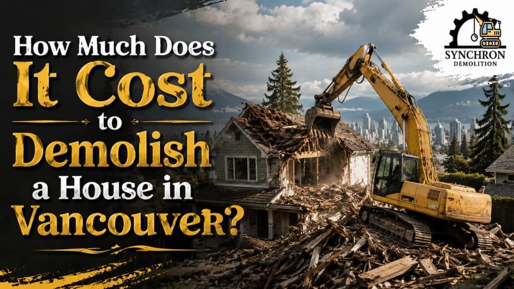 How Much Does It Cost to Demolish a House in Vancouver